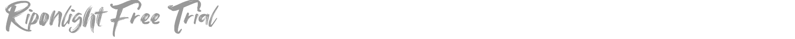Riponlight font preview